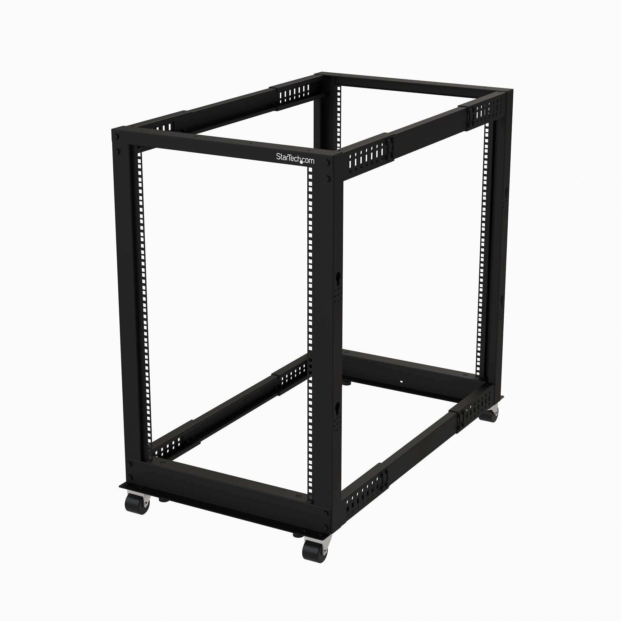 StarTech Rack Abierto 18U 4 Columnas 19in, Profundidad 101cm, Móvil, 544kg
