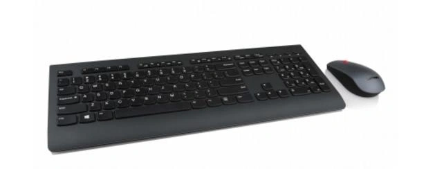 Lenovo 4X30H56829 teclado Ratón incluido Universal RF inalámbrico QWERTY Inglés de EE. UU. Negro