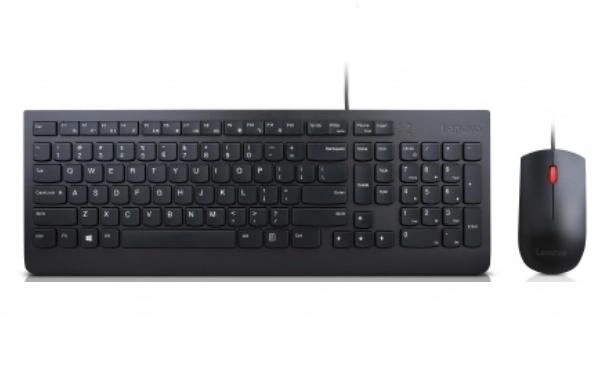 Lenovo 4X30L79915 teclado Ratón incluido Universal USB QWERTY Español Negro