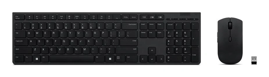 Lenovo 4X31K03961 teclado Ratón incluido RF Wireless + Bluetooth Portugués Gris