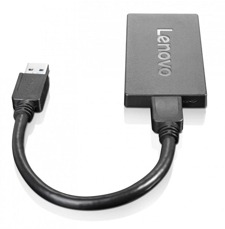 Lenovo 4X90J31021 Adaptador gráfico USB 3840 x 2160 Pixeles Negro