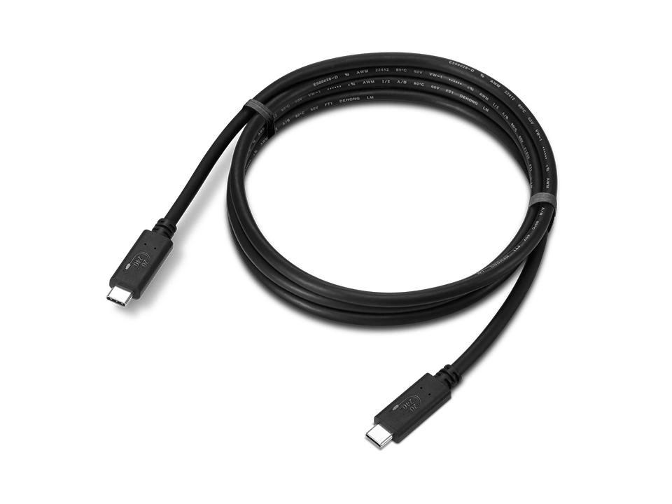 Lenovo 4X91U92143 cable USB USB4 Gen 2x2 1,5 m USB C 20 Gbit/s Negro