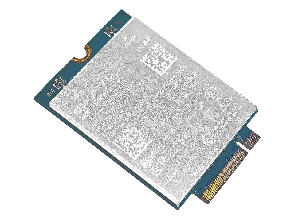 Lenovo 4XC1Q24438 adaptador y tarjeta de red Interno WWAN