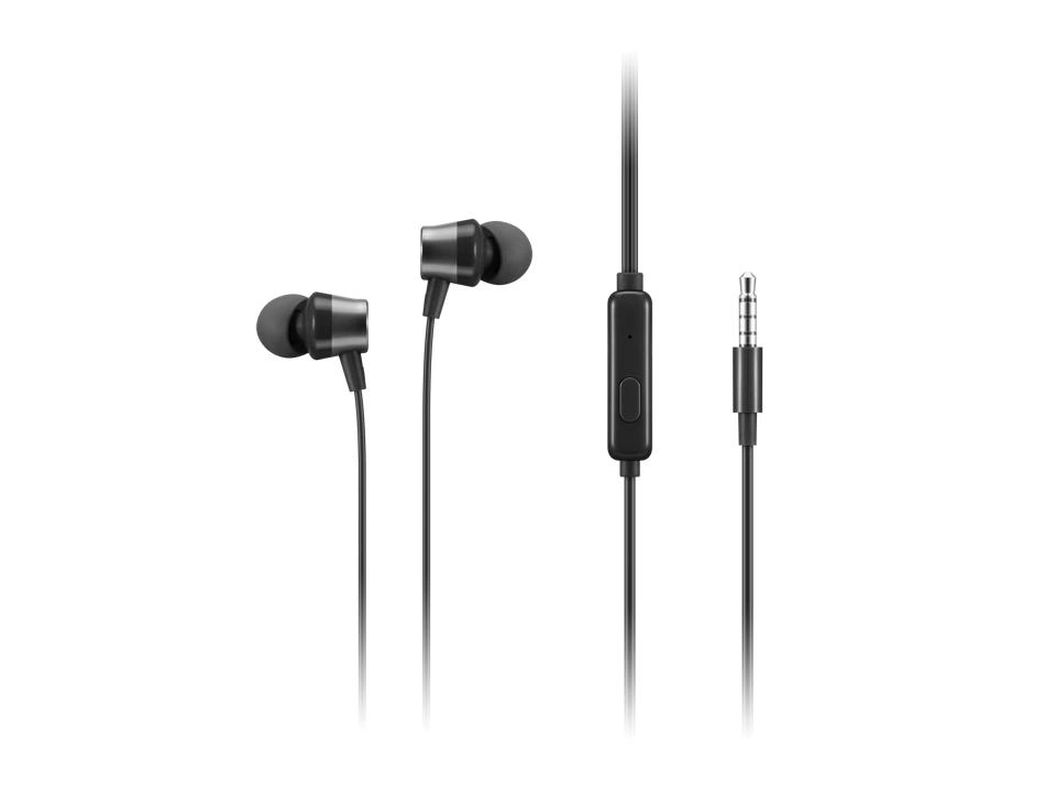 Lenovo 4XD1J77352 auricular y casco Auriculares Alámbrico Dentro de oído Oficina/Centro de llamadas Negro