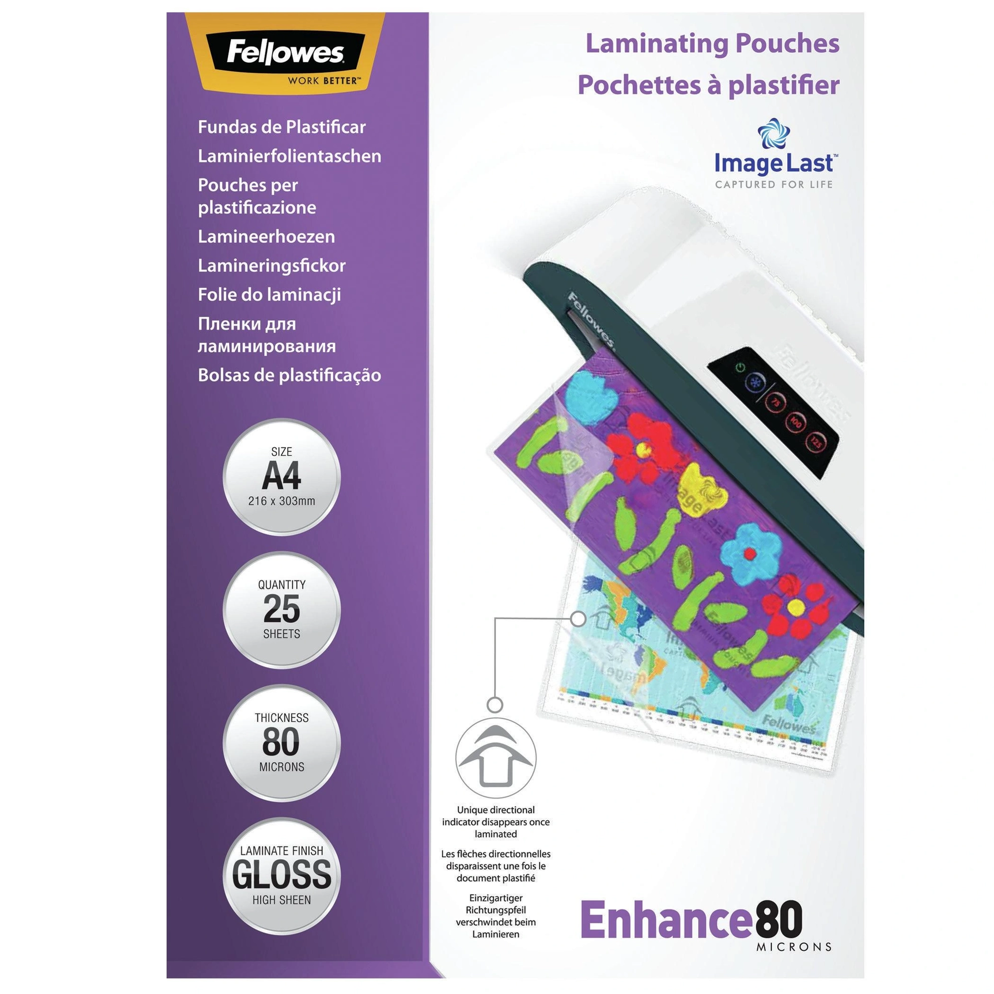 Fellowes 5396205 plastificador 25 pieza(s)