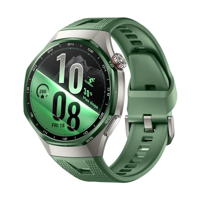 Huawei WATCH GT 7 PRO 3,73 cm (1.47") AMOLED 46 mm Digital 466 x 466 Pixeles Pantalla táctil Acero inoxidable, Verde Wifi GPS (satélite)