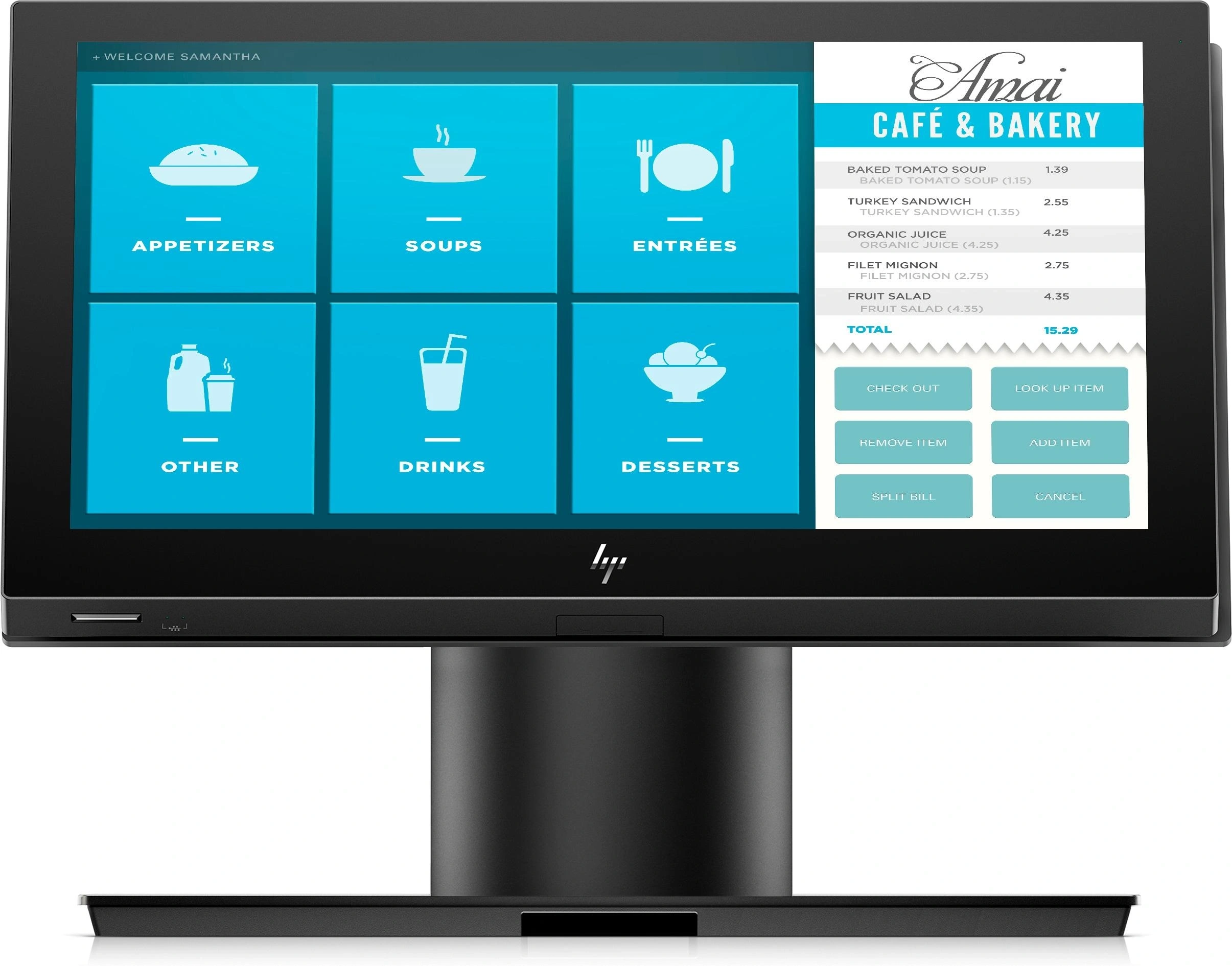 HP Engage One Essential AiO System N6415 1,2 GHz 35,6 cm (14") 1920 x 1080 Pixeles Pantalla táctil