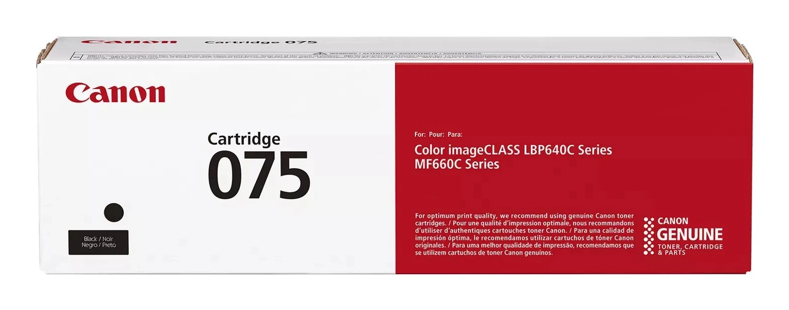 Canon 075 BK toner negro (original)