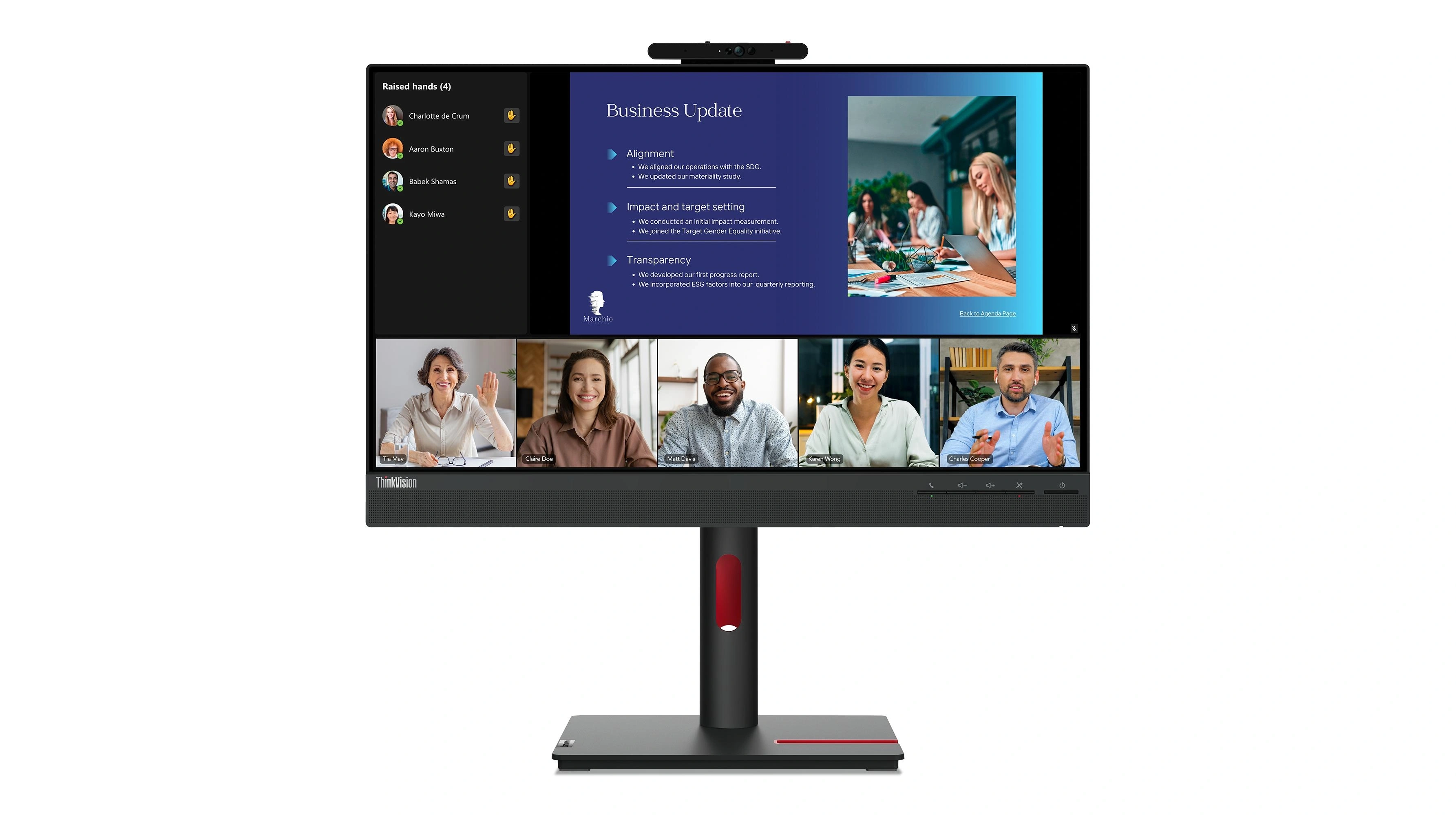 Lenovo ThinkVision T24v-30 LED display 60,5 cm (23.8") 1920 x 1080 Pixeles Full HD Negro