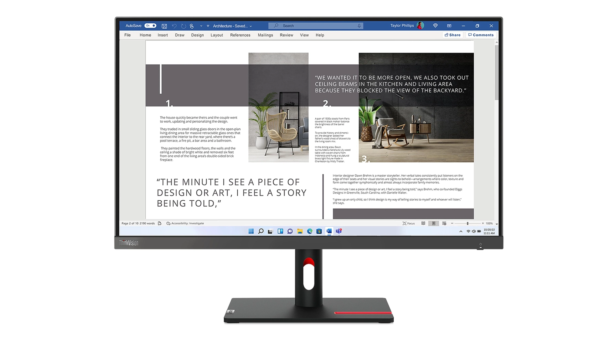 Lenovo thinkvision s27i-30 thinkvision 27" led ips full hd hdmi vga – imagen 2