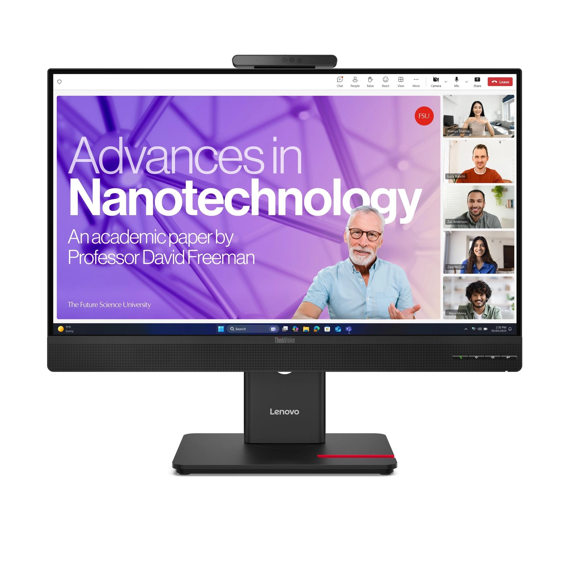 Lenovo ThinkVision T27QD-4v Monitor – imagen 3