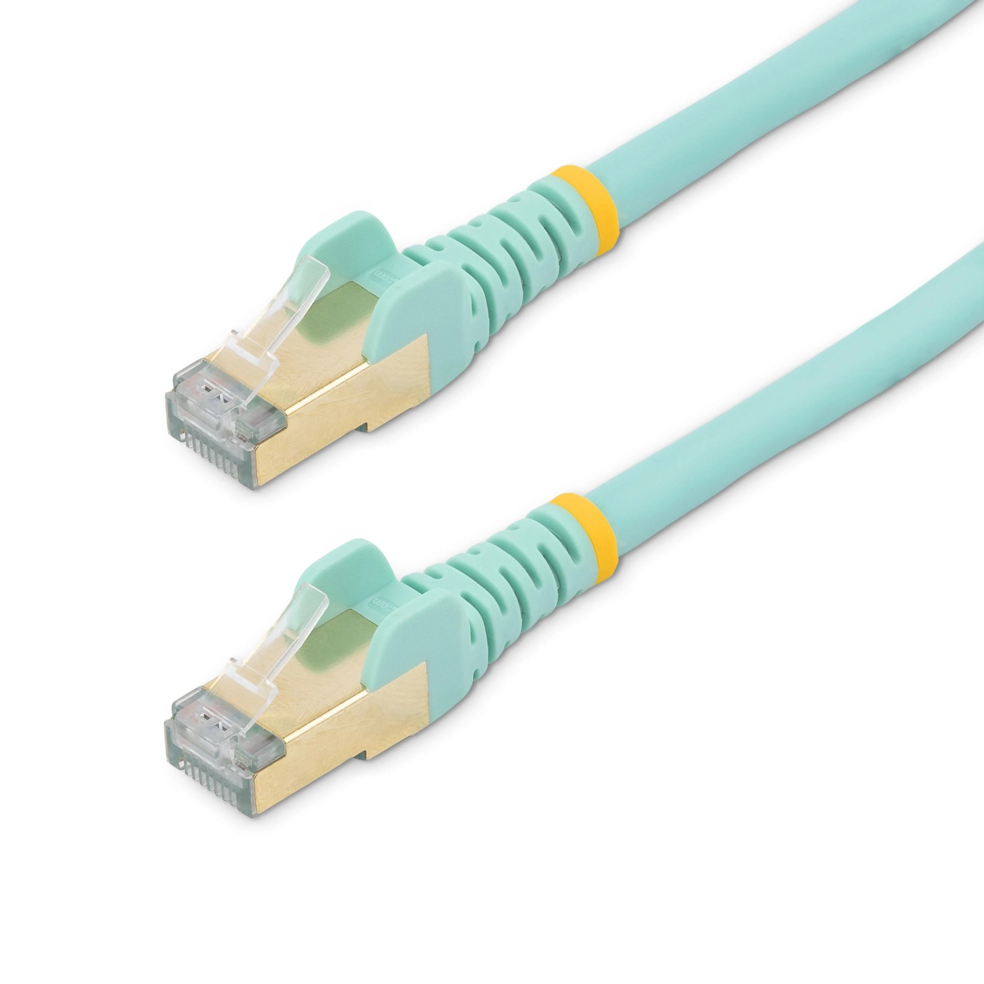 StarTech.com Cable de 5m de Red Ethernet CAT6a Aqua RJ45 STP