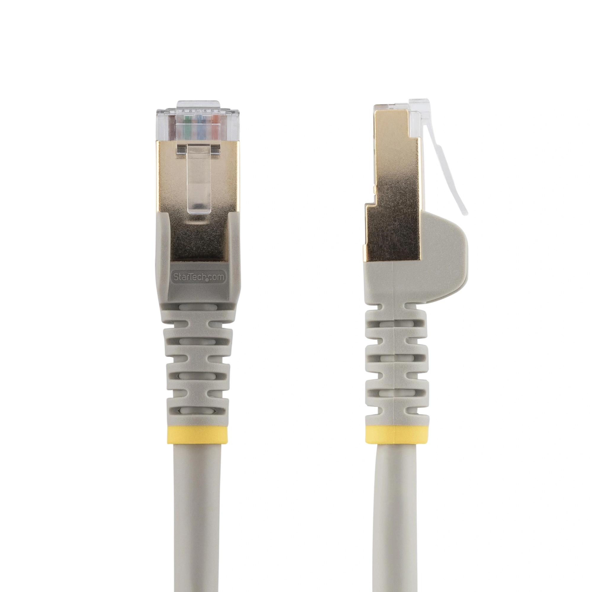 StarTech.com Cable 7m Ethernet CAT6a - Cable de Red de 10 Gigabits Blindado Snagless RJ45 PoE de 100W - Latiguillo STP de 10GbE con Alivio de Ten