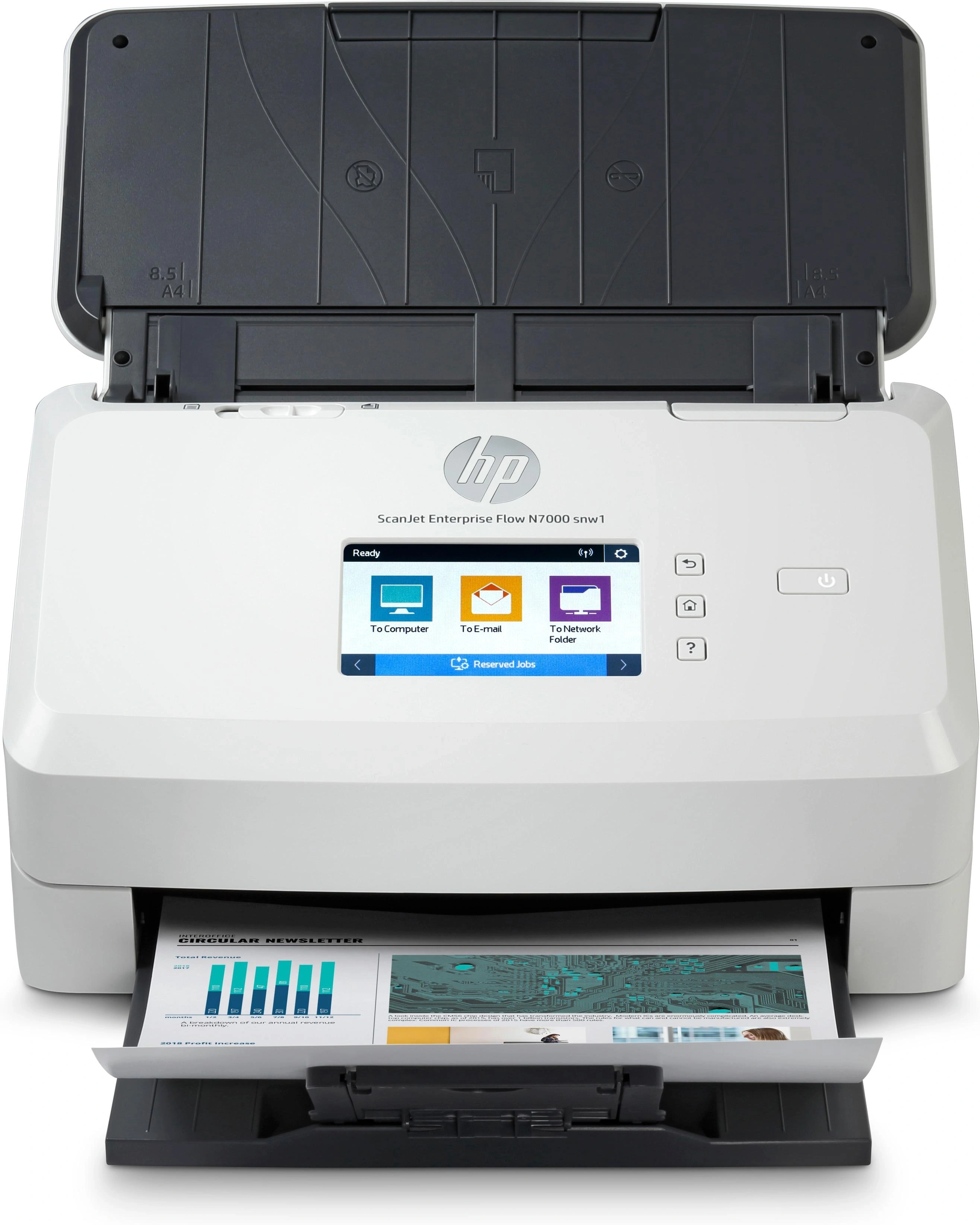 HP ScanJet Enterprise Flow N7000 snw1 Escáner alimentado con hojas 600 x 600 DPI A4 Blanco