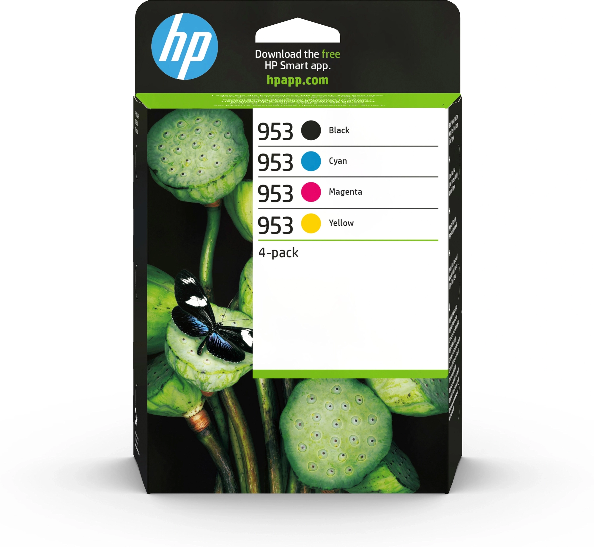 HP Paquete de 4 cartuchos de tinta Original 953 negro/cian/magenta/amarillo