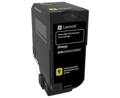 Lexmark 74C2HYE cartucho de tóner 1 pieza(s) Original Amarillo