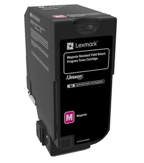 Lexmark 74C2SM0 cartucho de tóner 1 pieza(s) Original Magenta