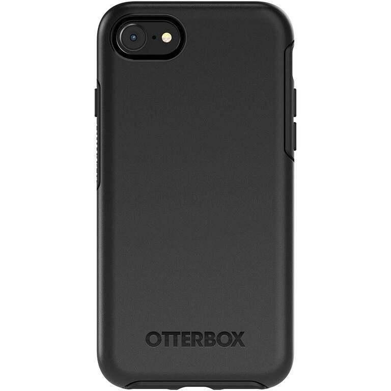 OtterBox Symmetry Series para Apple iPhone SE (2nd gen)/8/7, negro - Sin caja retail