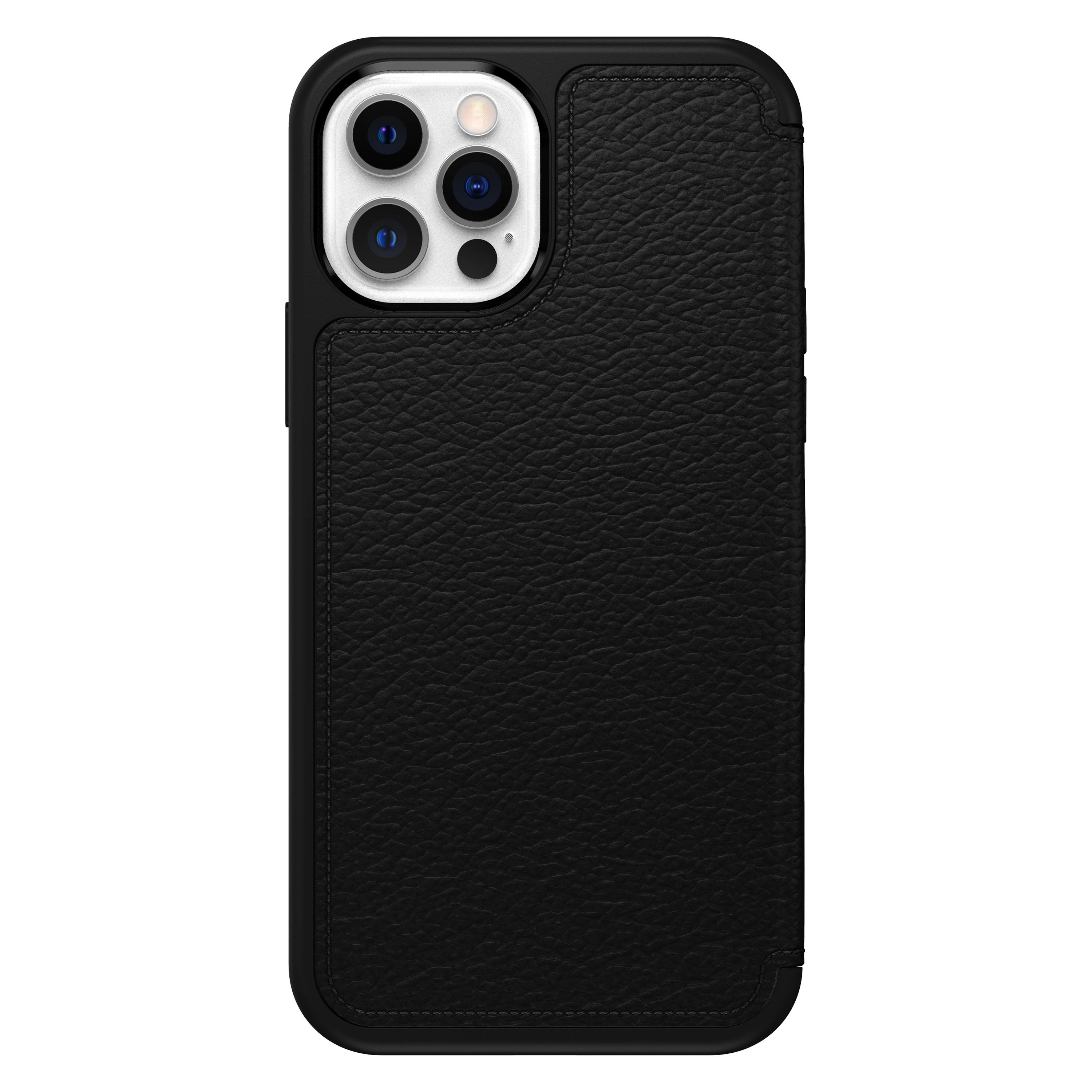 OtterBox Strada Folio Series para Apple iPhone 12/iPhone 12 Pro, negro - Sin caja retail