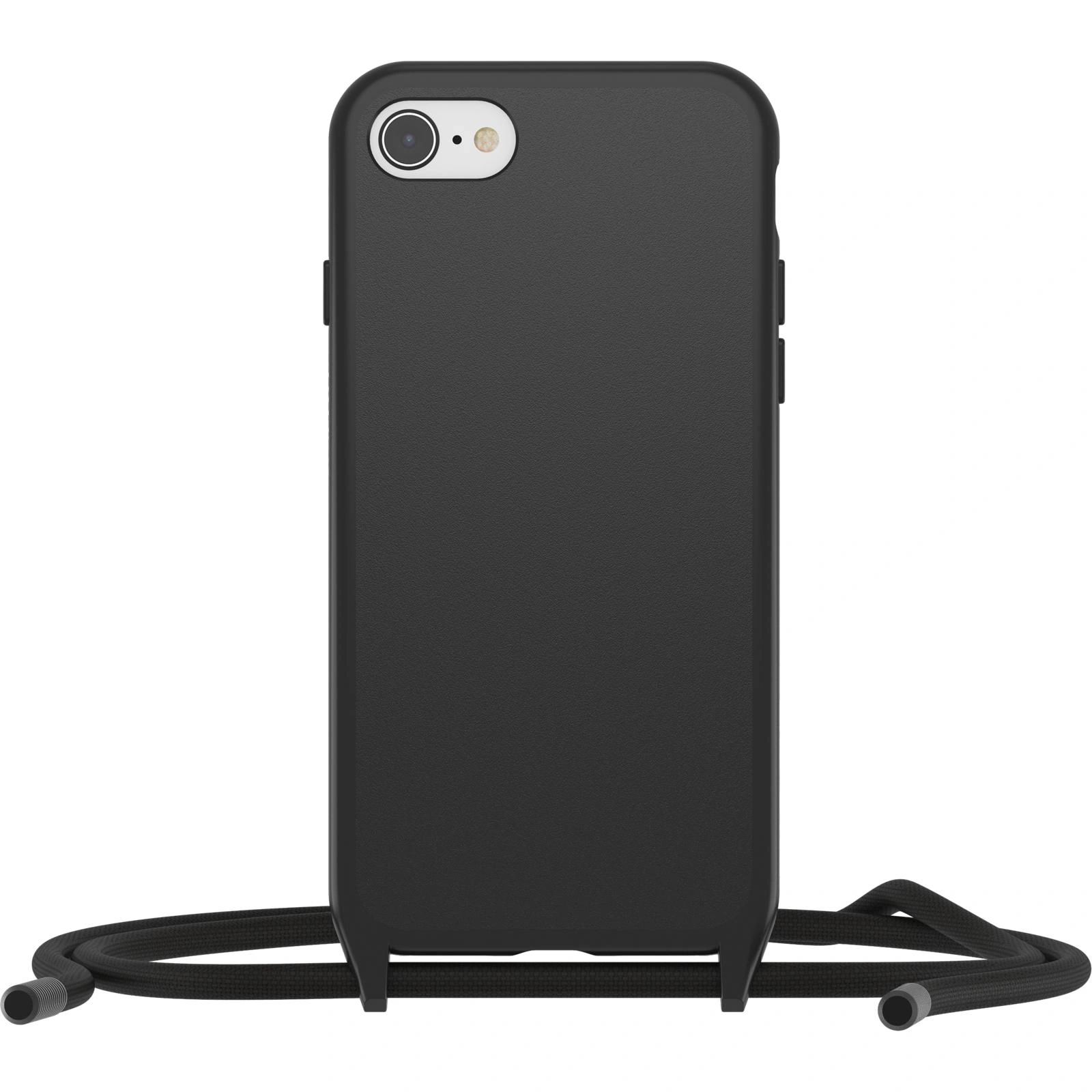 OtterBox Funda React Necklace para iPhone SE (3rd/2nd gen)/8/7, Ultra fina, Funda Protectora con cordón para cuello ajustable y desmontable, Test