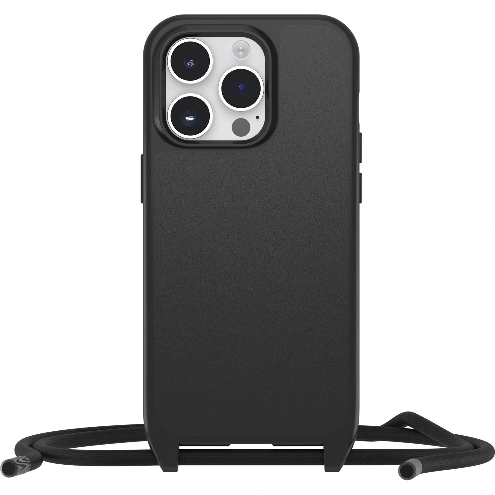 OtterBox Funda React Necklace con MagSafe para iPhone 14 Pro Max, Ultra fina, Funda Protectora con cordón para cuello ajustable y desmontable, Te