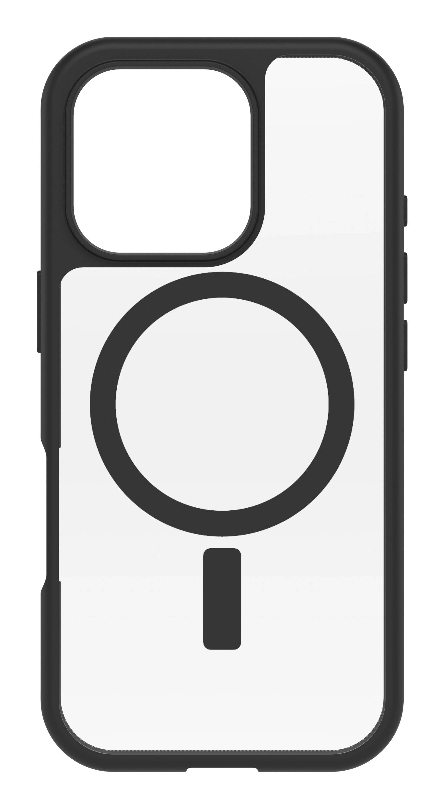OtterBox React Series para MagSafe para Apple iPhone 16 Pro, Black Crystal