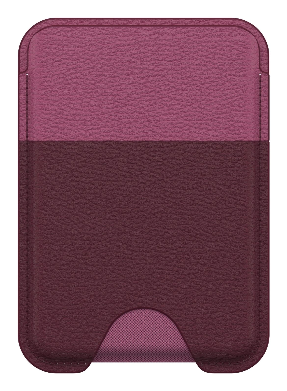 OtterBox Symmetry Cactus Leather Wallet para MagSafe para iPhone 16, Maroon Bells