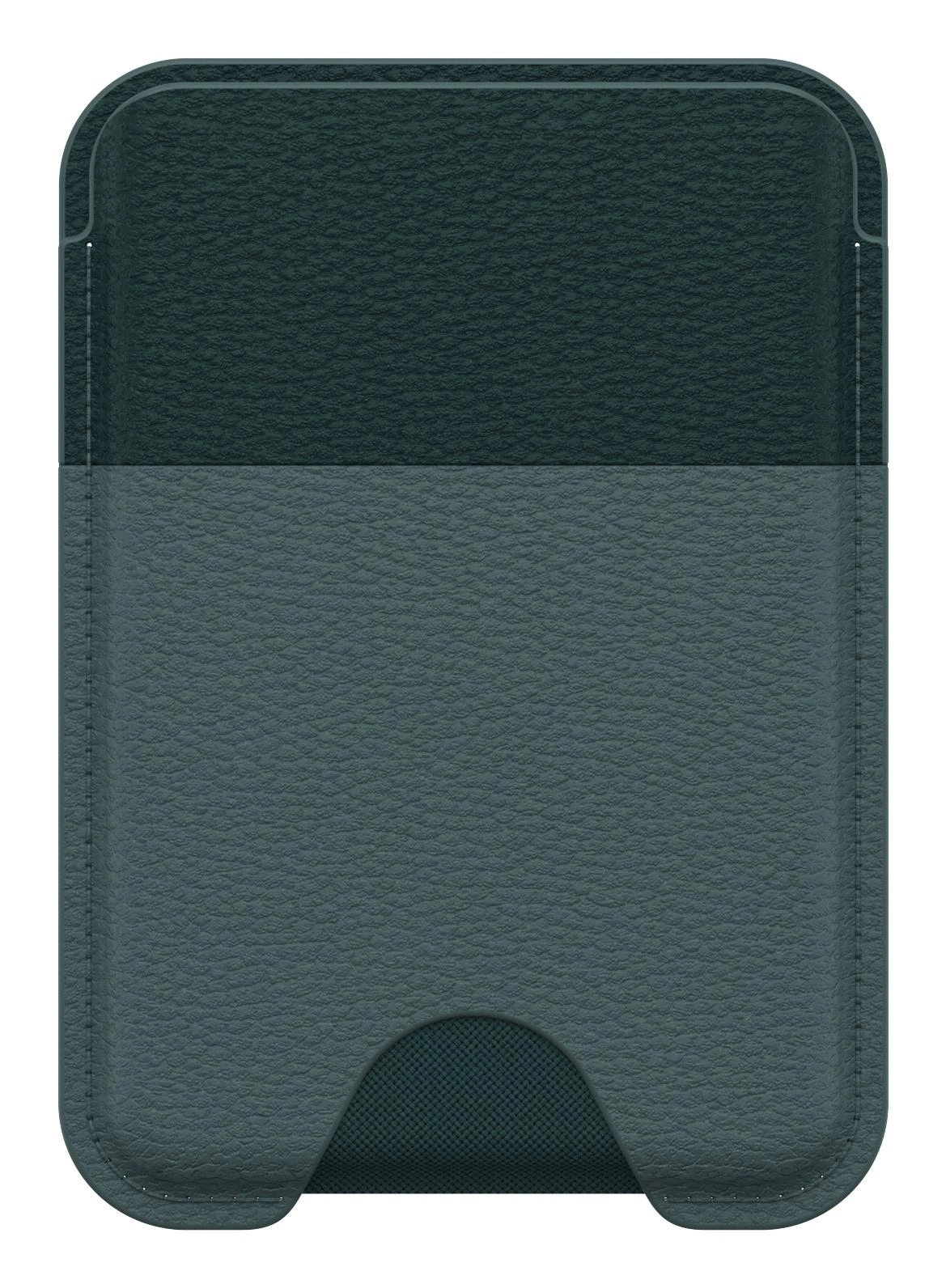 OtterBox Symmetry Cactus Leather Wallet para MagSafe para iPhone 16, Juniper Sprig