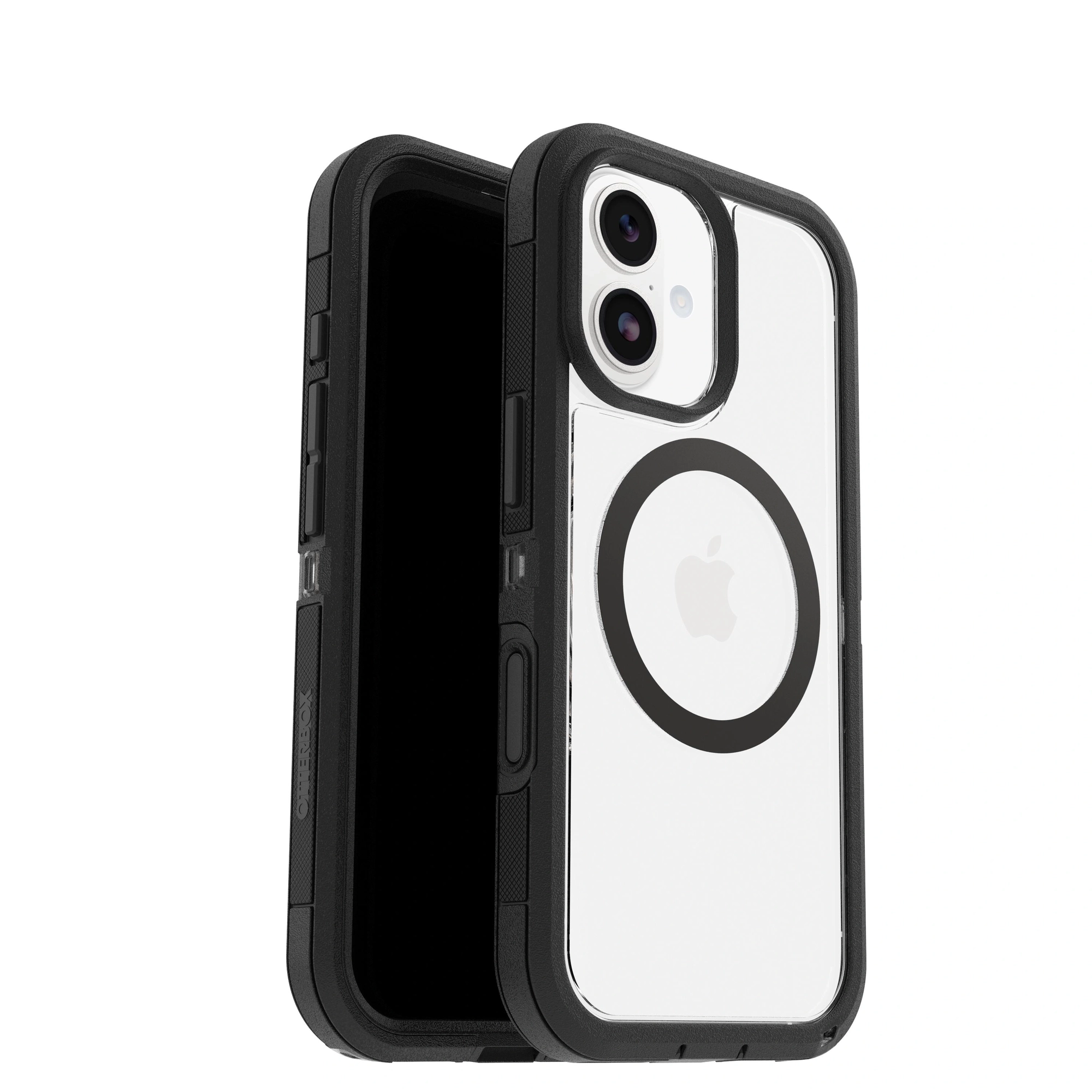 OtterBox Defender Pro XT Clear Series para Apple iPhone 17, transparente/negro