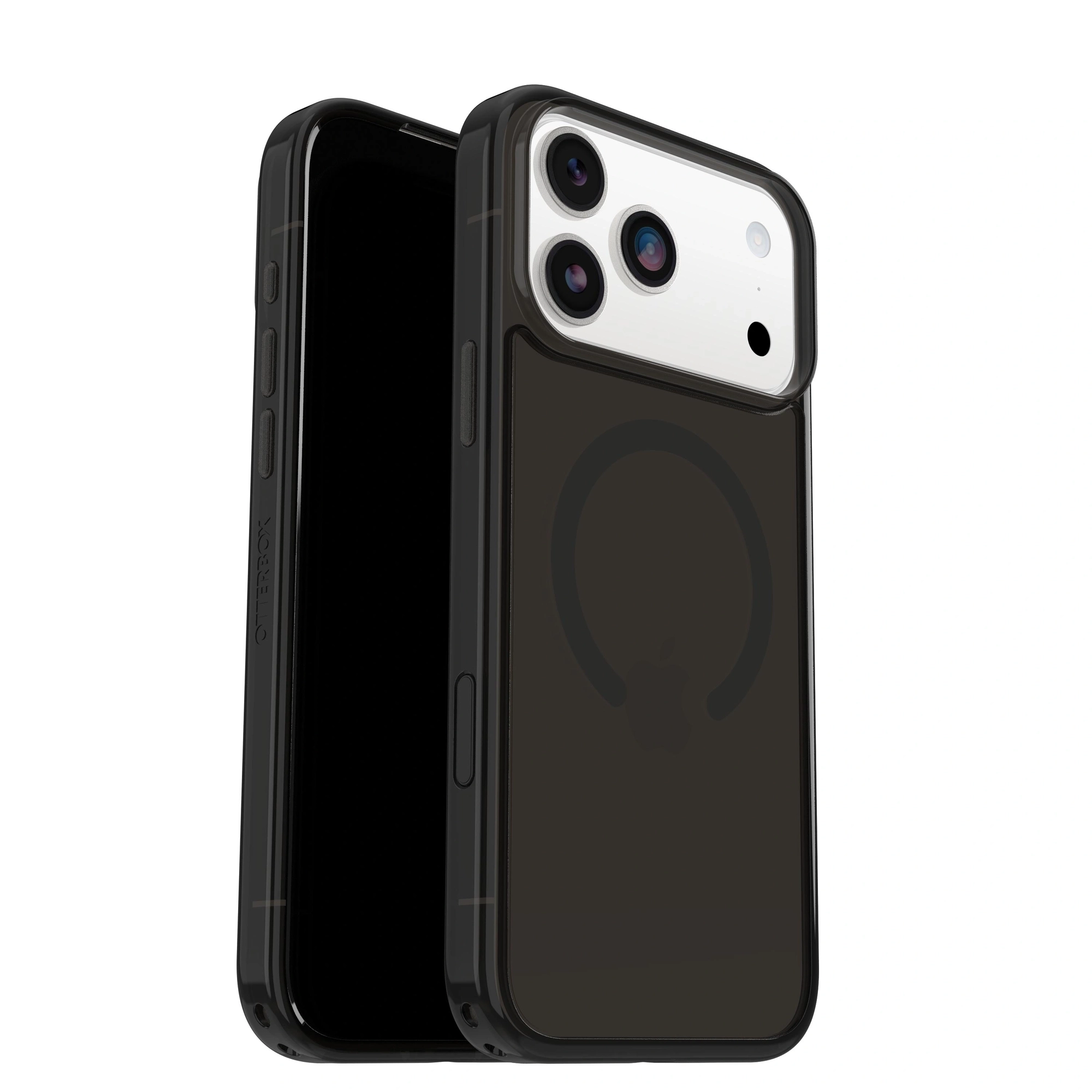 OtterBox Symmetry Clear MagSafe Series para Apple iPhone 17 Pro Max, negro Mist, negro