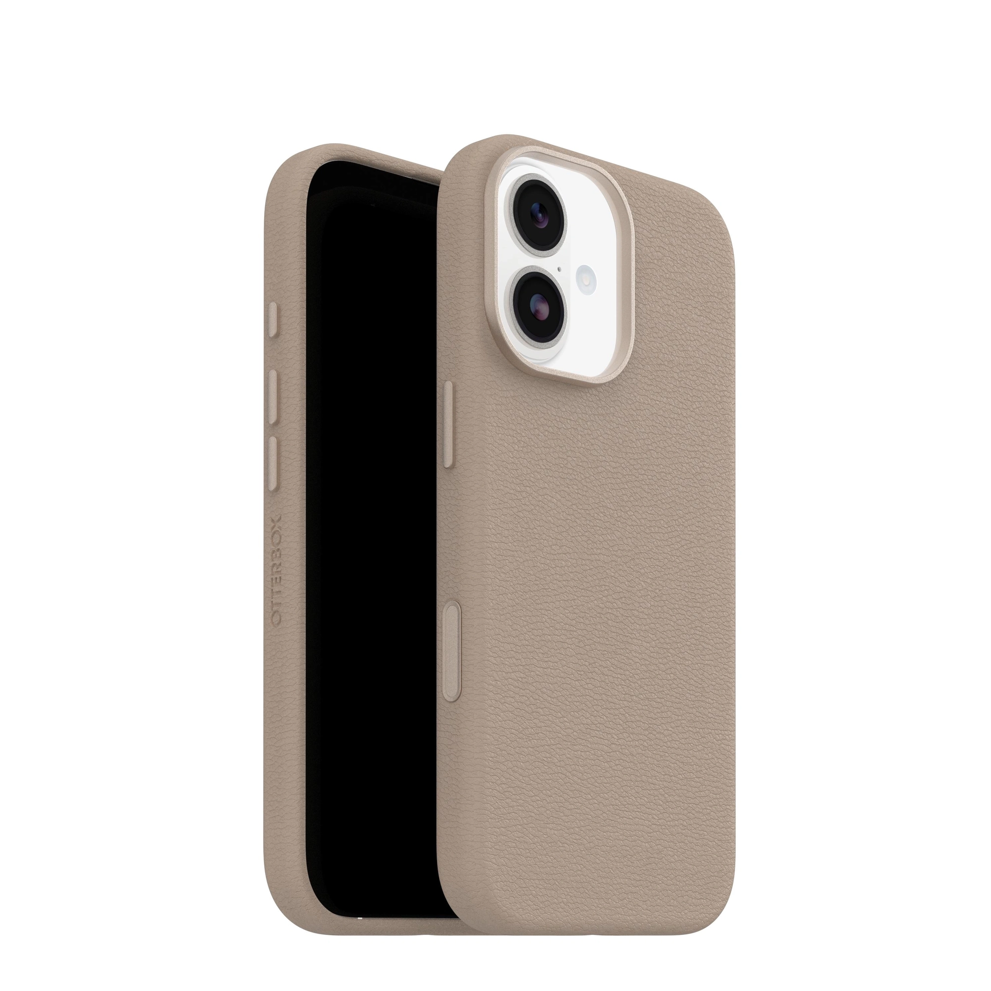 OtterBox Symmetry Cactus Leather Series para Apple iPhone 17, Cottonwood Glen