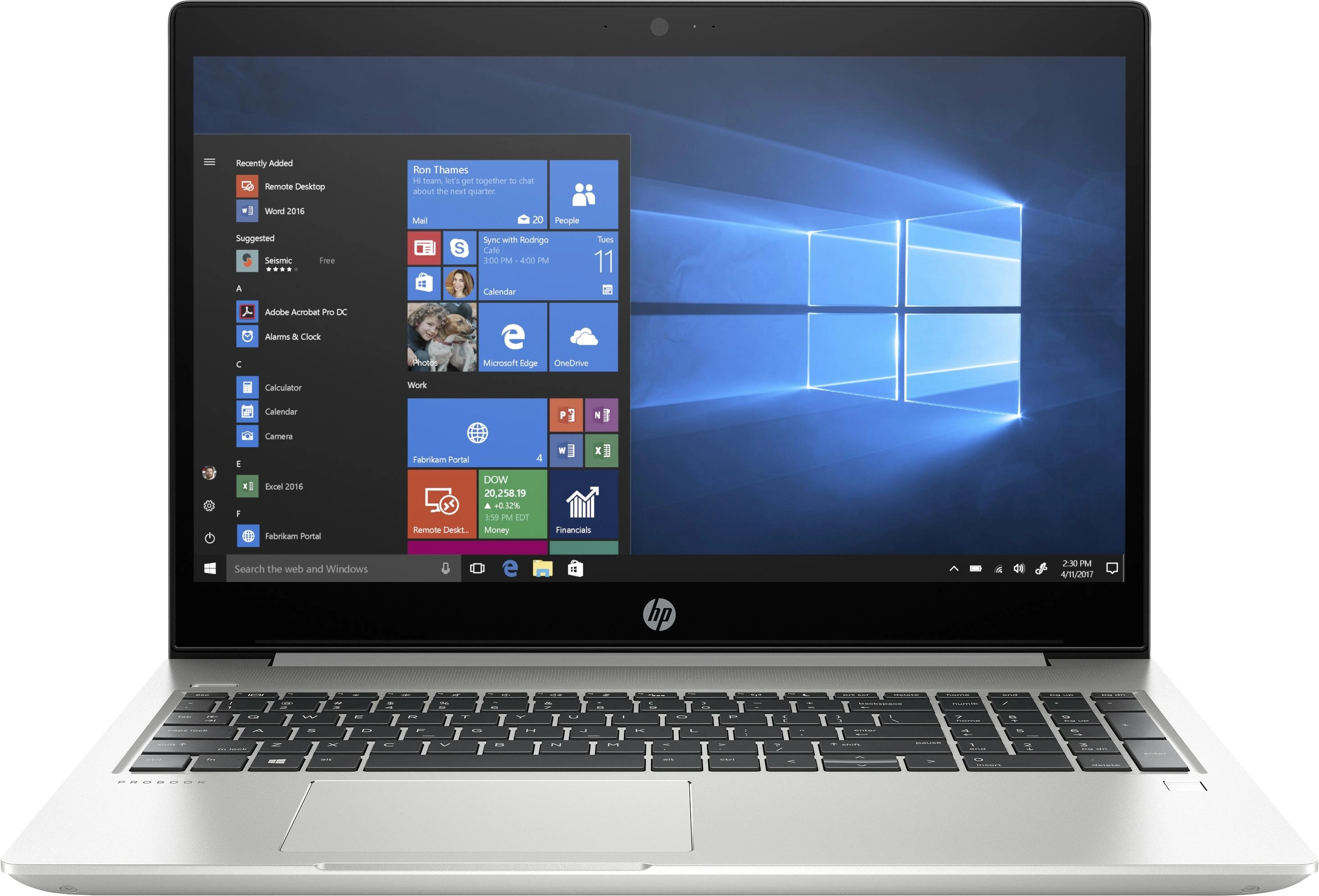 HP ProBook 455R G6 AMD Ryzen™ 3 3200U Portátil 39,6 cm (15.6") Full HD 8 GB DDR4-SDRAM 256 GB SSD Wi-Fi 5 (802.11ac) Windows 10 Pro Plata