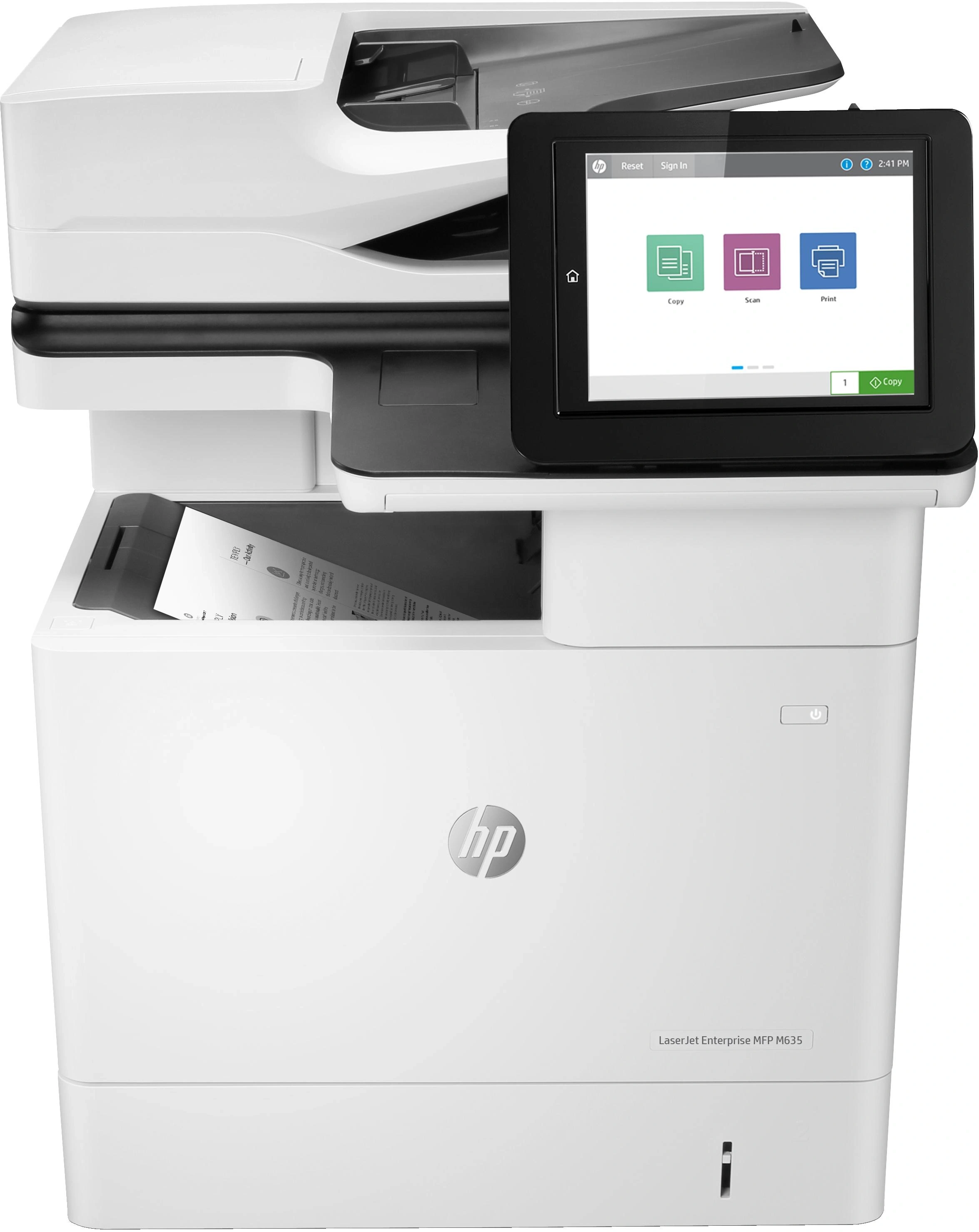 HP LaserJet Enterprise M636fh Multifunction Blanco y negro Impresora, Solo Ethernet; Fotocopiadora, escáner