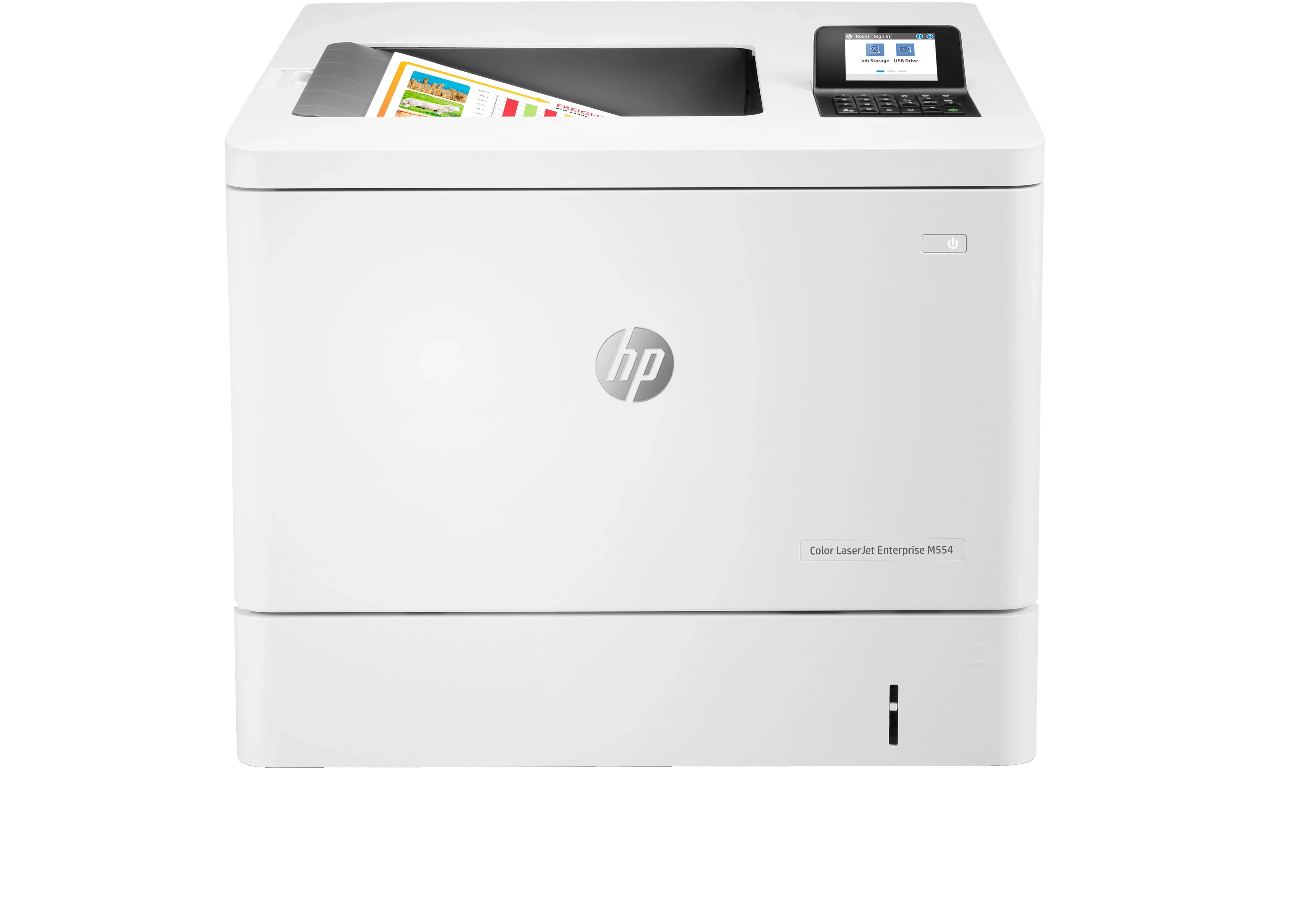 HP Color LaserJet Enterprise LaserJet Enterprise M554dn Color Impresora, Solo Ethernet; A doble cara