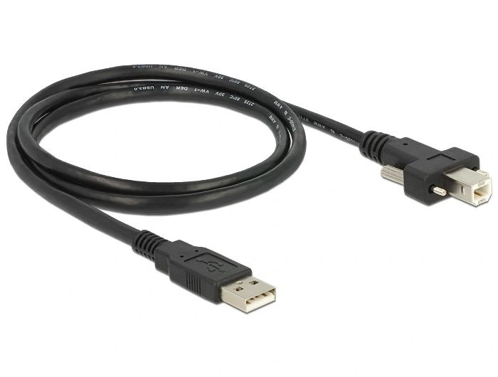 DeLOCK 83594 cable USB USB 2.0 1 m USB A USB B Negro
