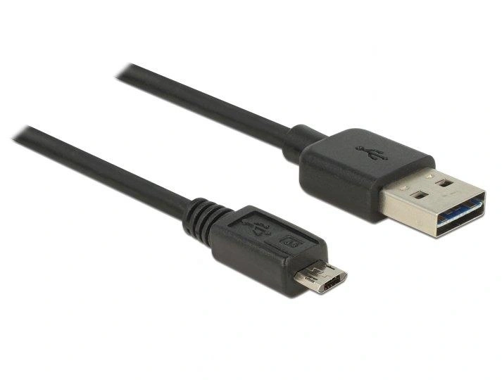 DeLOCK 83851 cable USB USB 2.0 3 m USB A Micro-USB B Negro