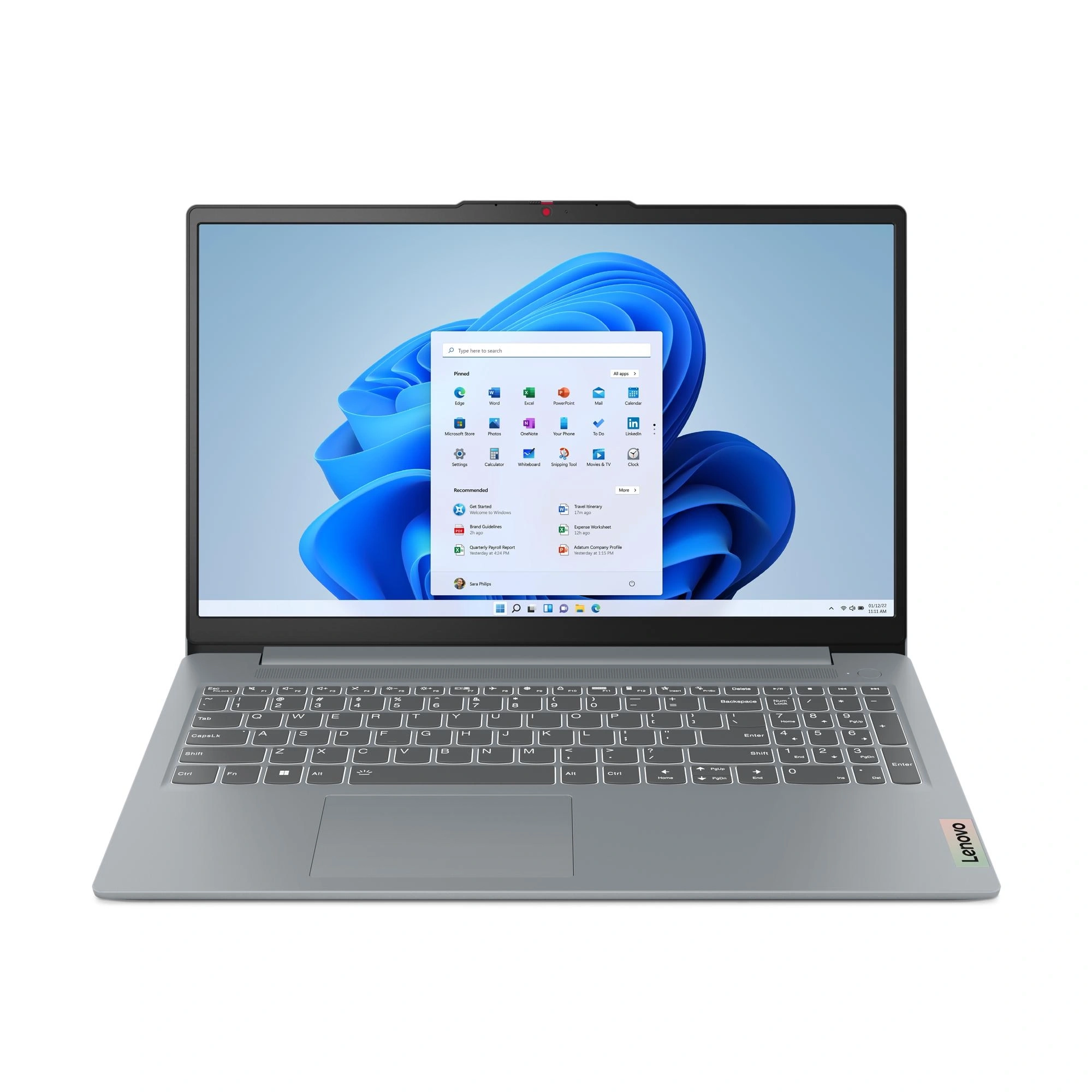 Lenovo IdeaPad Slim 3 15IAH8 Intel® Core™ i5 i5-12450H Portátil 39,6 cm (15.6") Full HD 16 GB LPDDR5-SDRAM 512 GB SSD Wi-Fi 6 (802.11ax) Español Gris