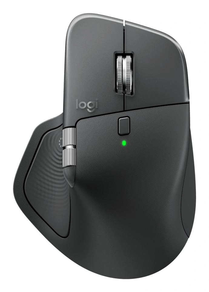 Ratón inalámbrico - Logitech MX Master 4, 8000ppp, Carga rápida, Clics silenciosos, Bluetooth-USB, PC-Mac, Multidispositivo, Personalizable, Negro – imagen 4