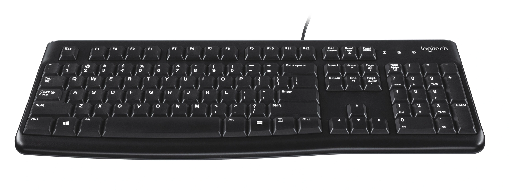 Logitech Keyboard K120 for Business teclado Oficina USB QWERTY Internacional de EE.UU. Negro