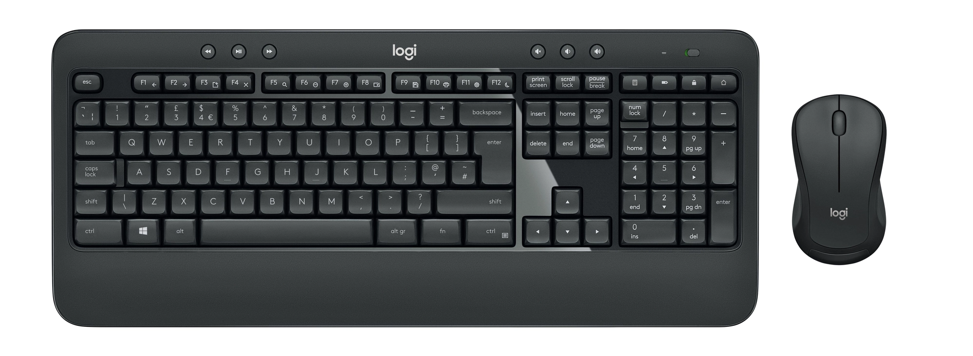 Logitech Teclado Y Ratón Inalámbricos Advanced Mk540 Usb Qwerty Italiano