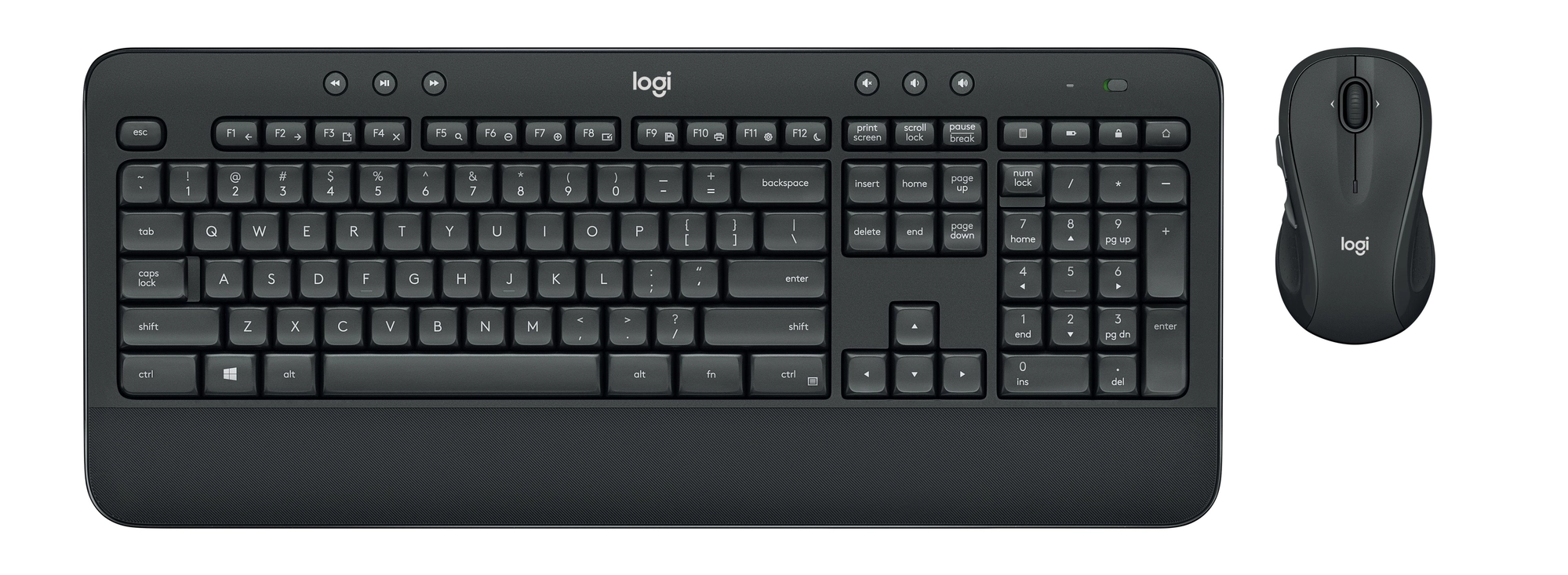Logitech MK545 ADVANCED Combo de Teclado y Ratón Inalámbrico, Teclado QWERTZ Alemán Negro