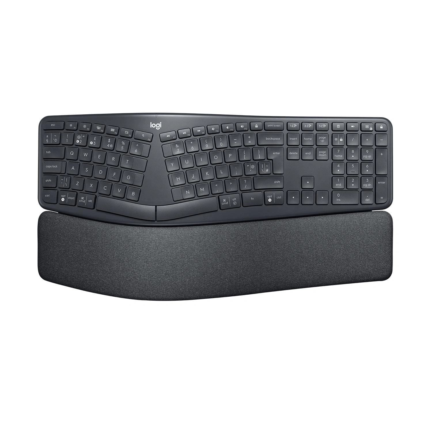Logitech ergo k860 teclado oficina rf wireless + bluetooth 920-010108 – imagen 2