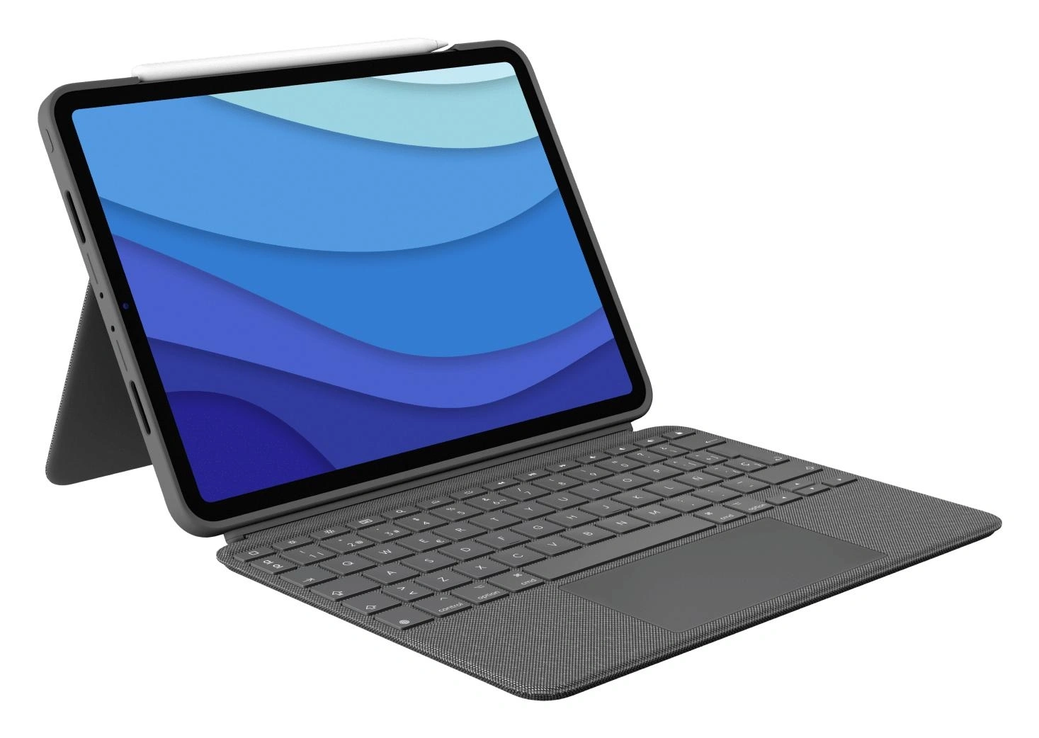 Logitech 920-010145 teclado para móvil QWERTY Español Smart Connector Gris