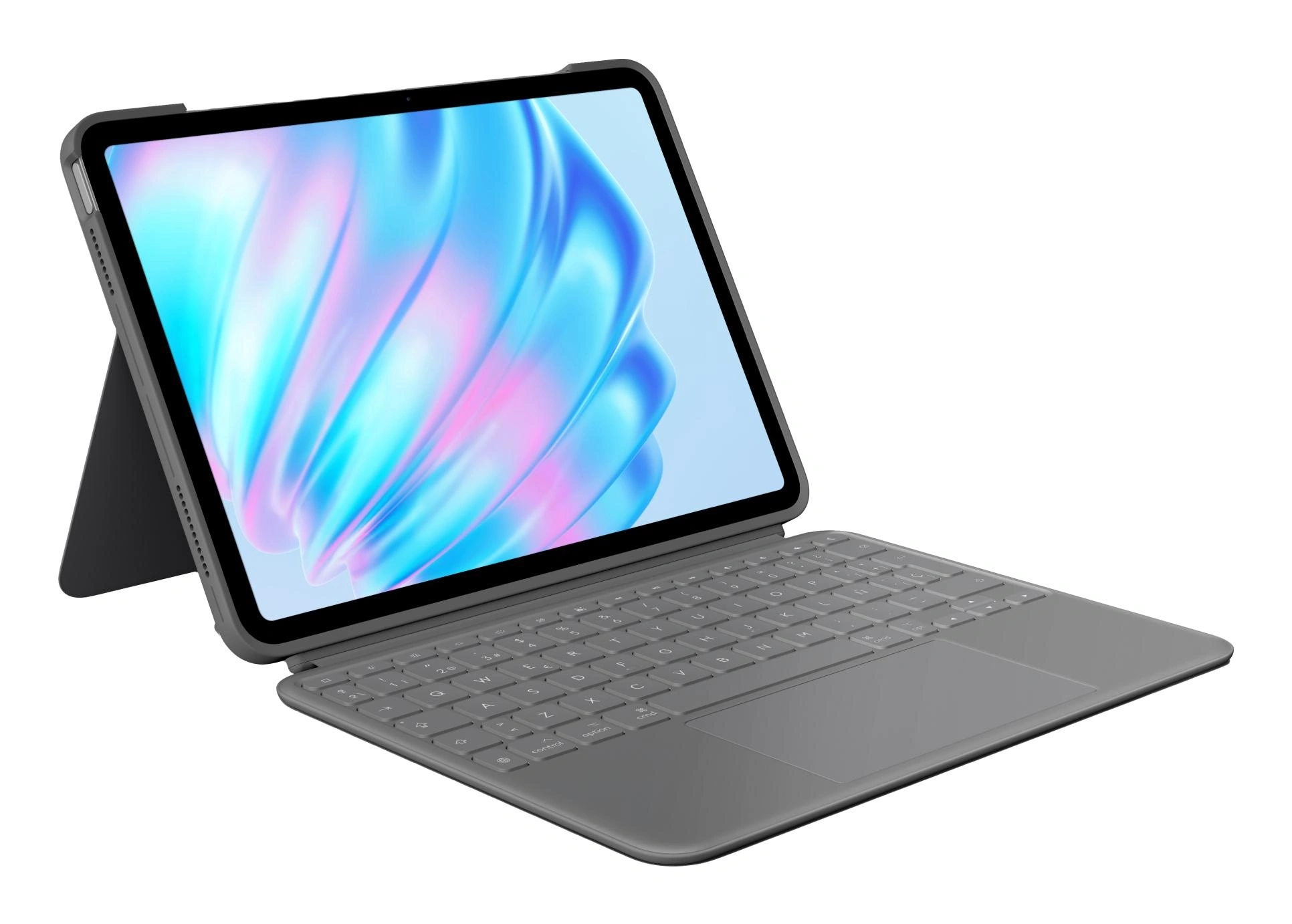 Logitech Combo Touch, iPad Air 11 in (M2), iPad Air (4.ª y 5.ª Gen. - 2020, 2022), Funda con Teclado - Teclado retroiluminado extraíble con Sopor