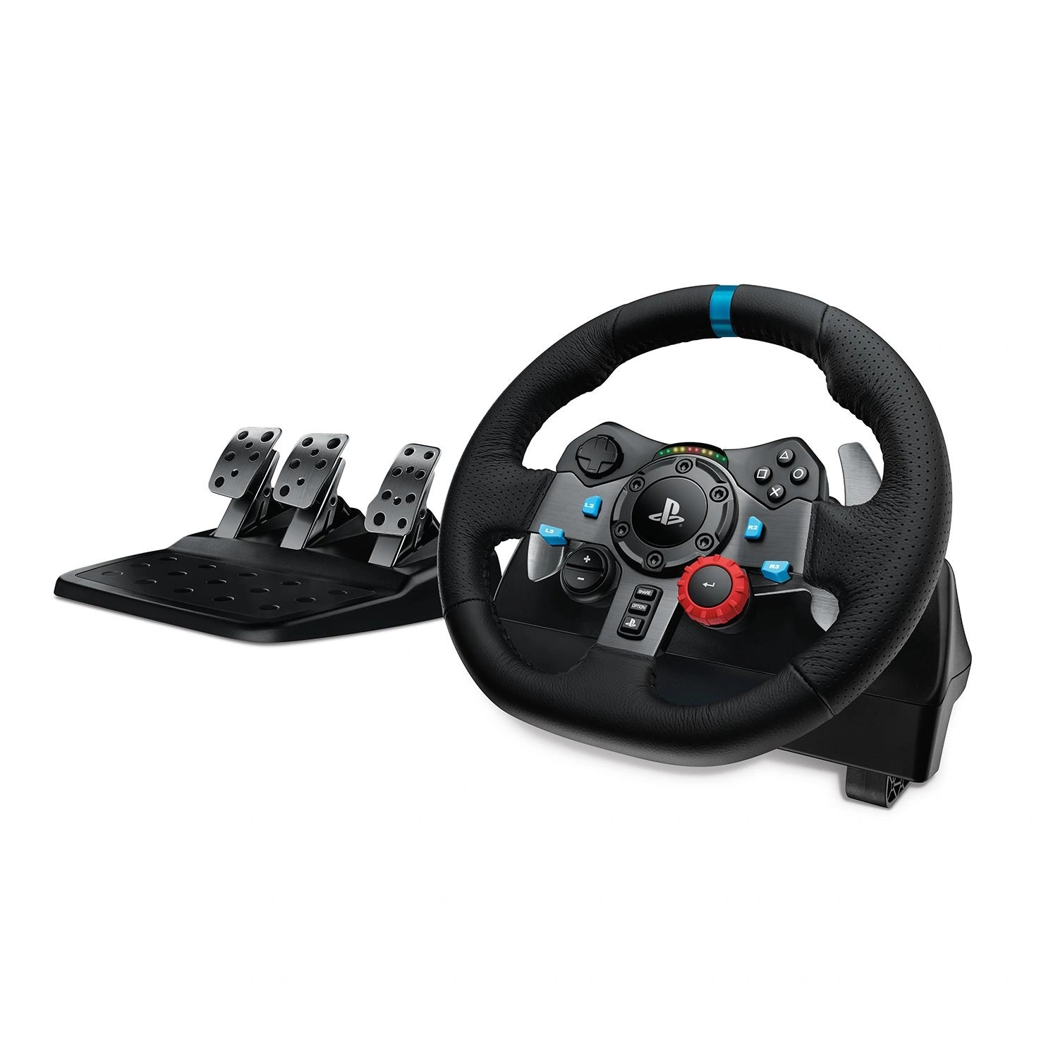 Logitech G 941-000113 mando y volante Negro USB 2.0 Volante + Pedales Analógico/Digital PC, PlayStation 4, PlayStation 5, Playstation 3