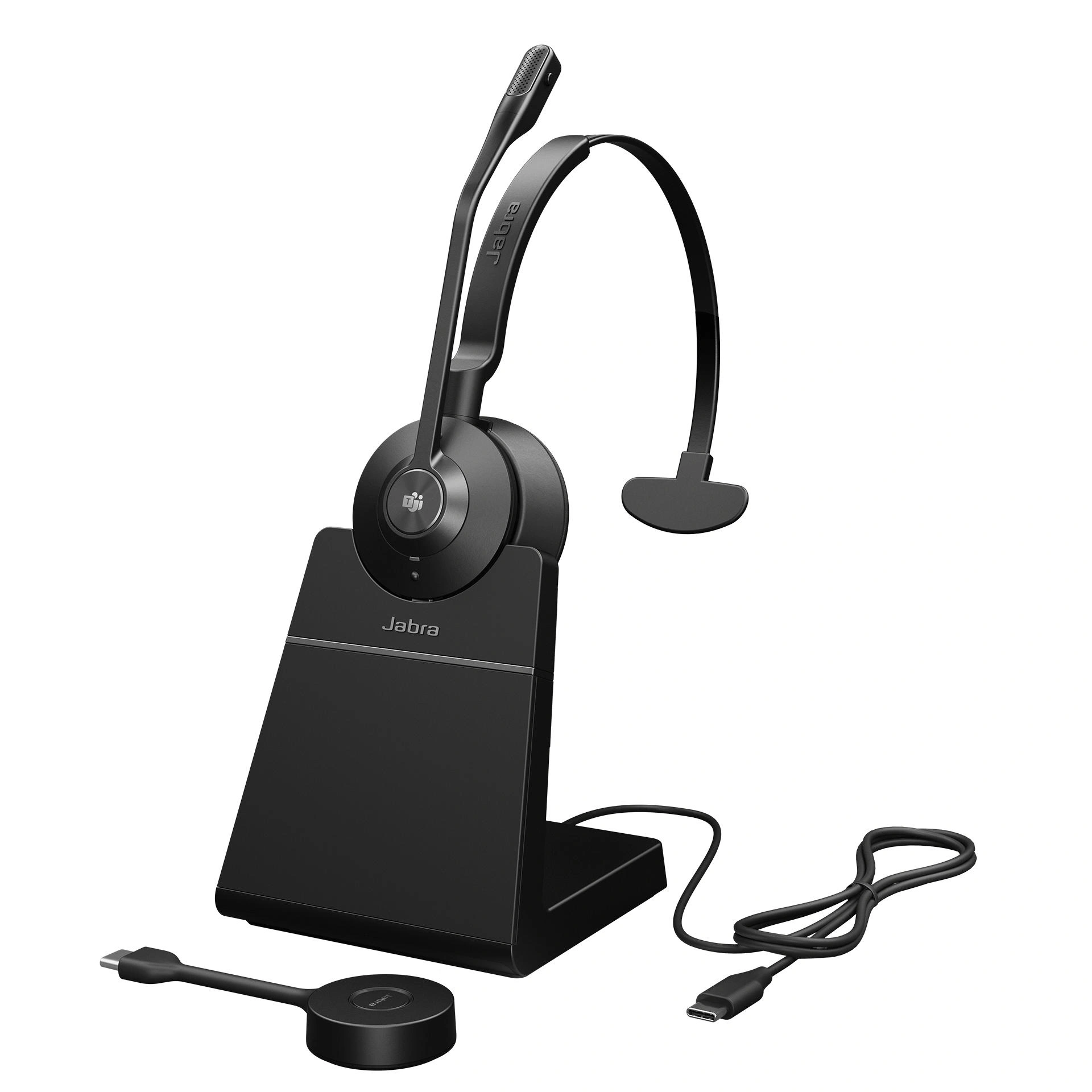Jabra 9553-475-111 auricular y casco Auriculares Inalámbrico Diadema Oficina/Centro de llamadas Bluetooth Base de carga Negro