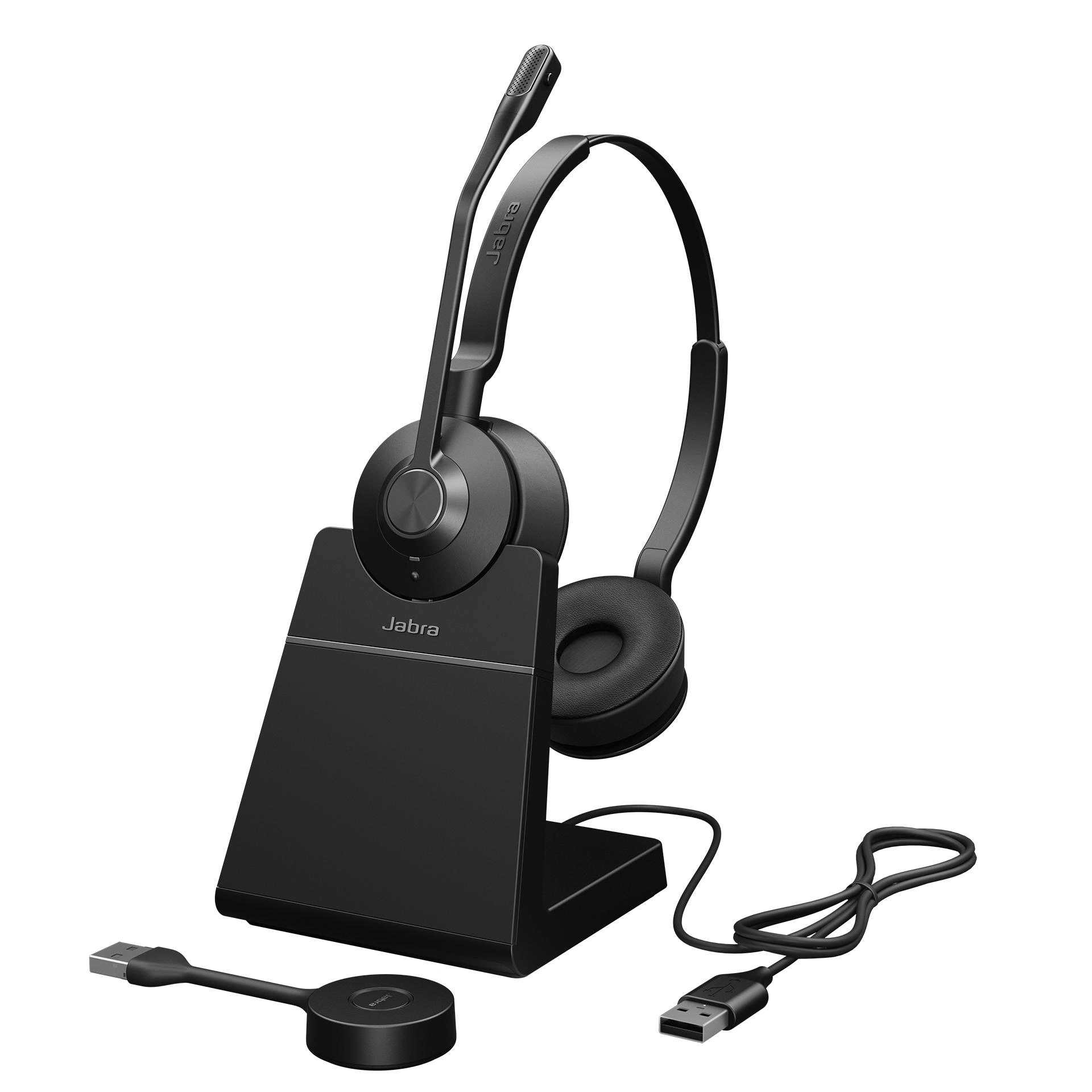 Jabra 9559-415-111 auricular y casco Auriculares Inalámbrico Diadema Oficina/Centro de llamadas Bluetooth Base de carga Negro