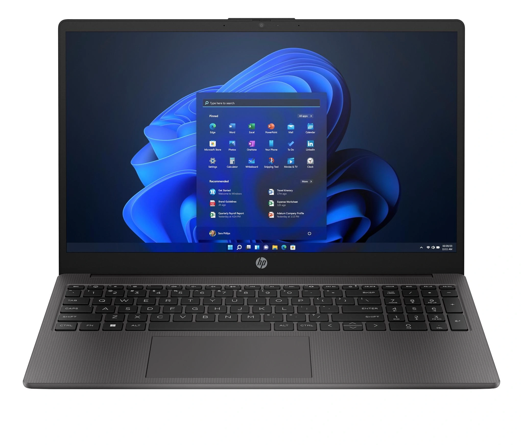HP 250 G10 Intel® Core™ i7 i7-1355U Portátil 39,6 cm (15.6") Full HD 16 GB DDR4-SDRAM 512 GB SSD Wi-Fi 6 (802.11ax) Windows 11 Pro Negro
