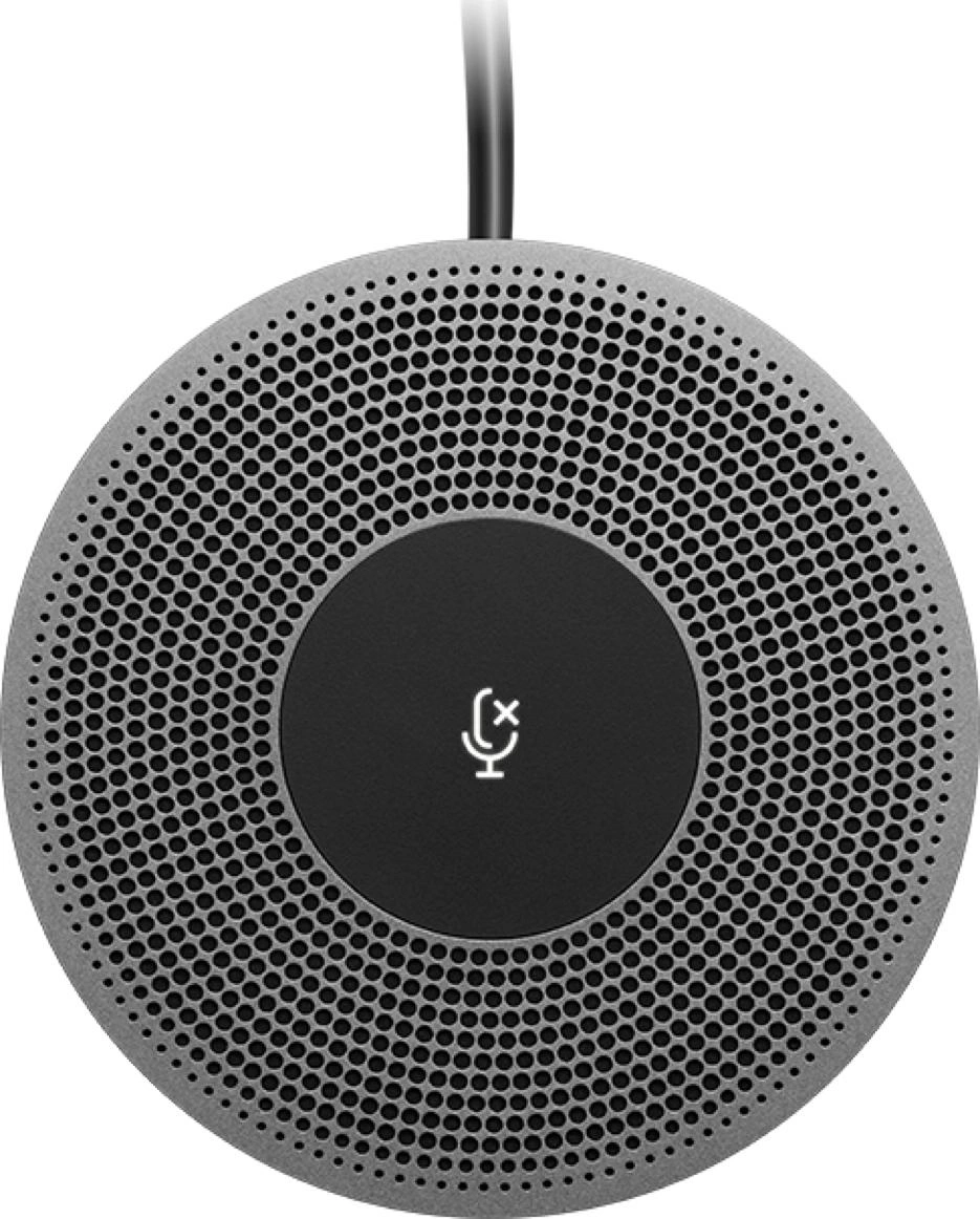Logitech 989-000405 micrófono Negro, Gris Micrófono para conferencias