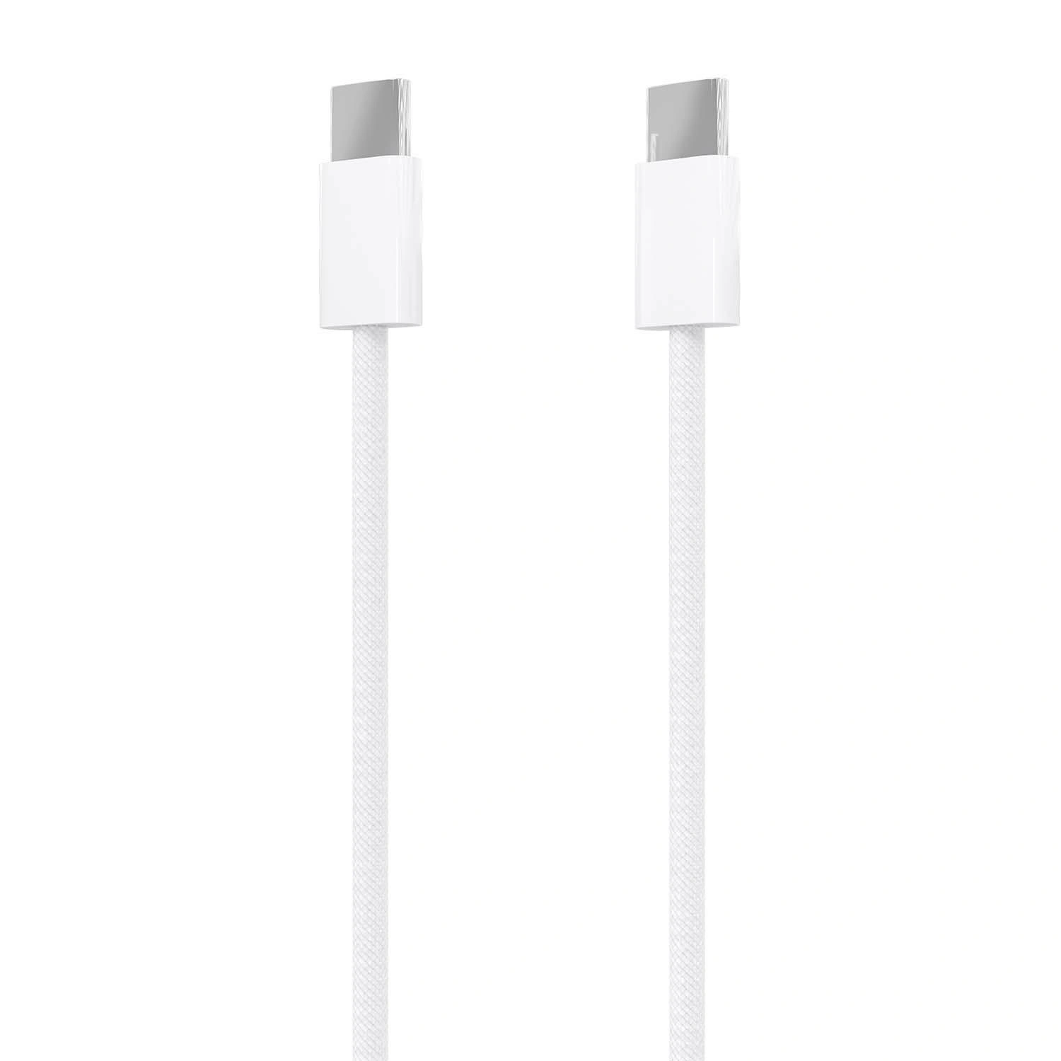 AISENS Cable USB 2.0 3A 60W Apple, tipo USB-C/M-USB-C/M, Blanco, 1.0m